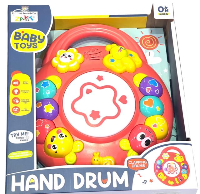 ZAXAT Baby Hand Drum Toy