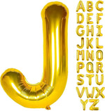 Gold Helium Foil Balloons Letters