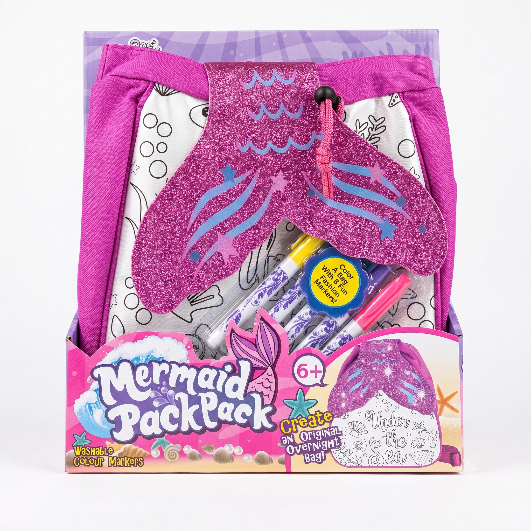 Mermaid PackPack with Markers