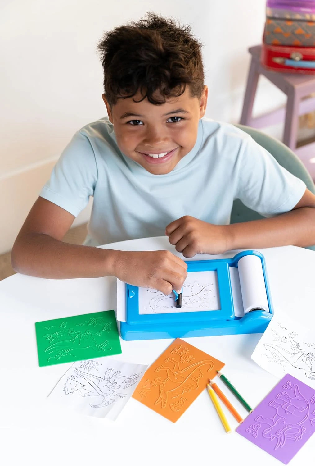 Dinosaur Rub Art Studio