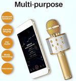 Golden Karaoke Microphone