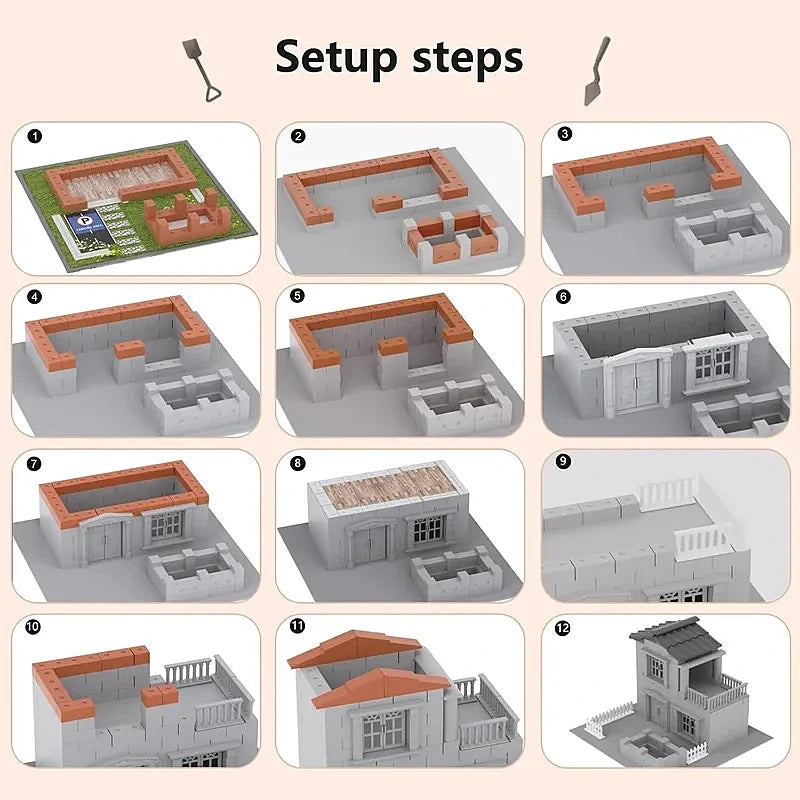Jiangnan Villa Building Set