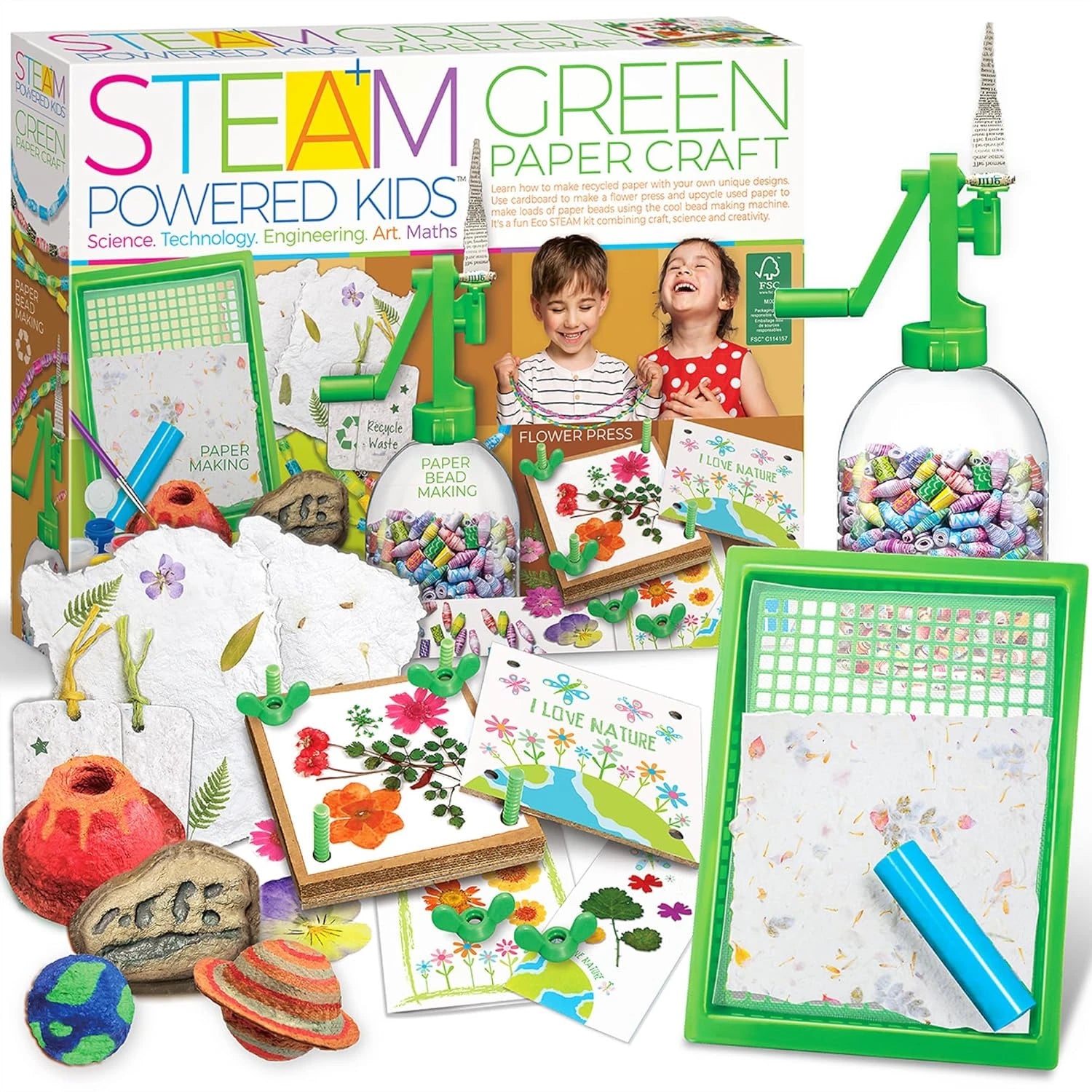 STEAM Green Paper Craft