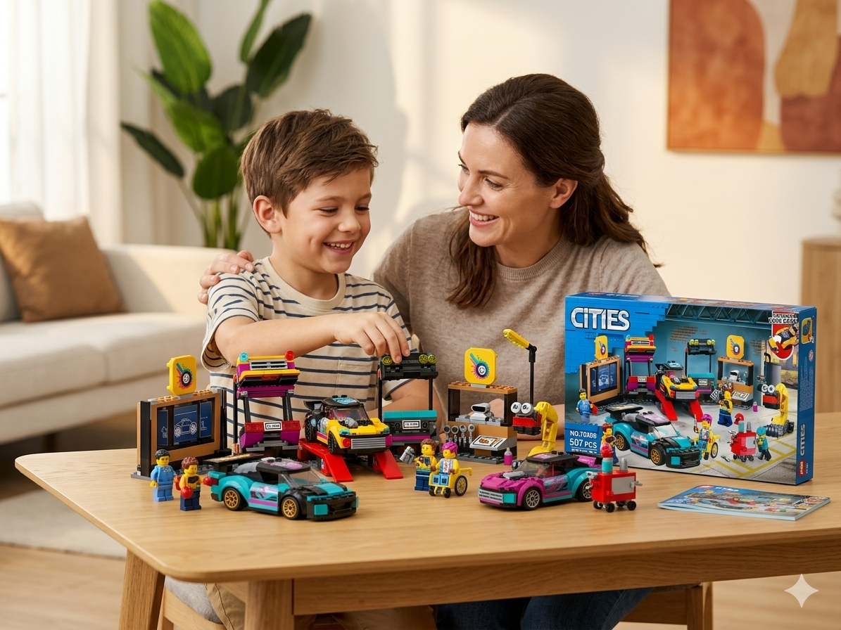 LEGO City Custom Car Garage