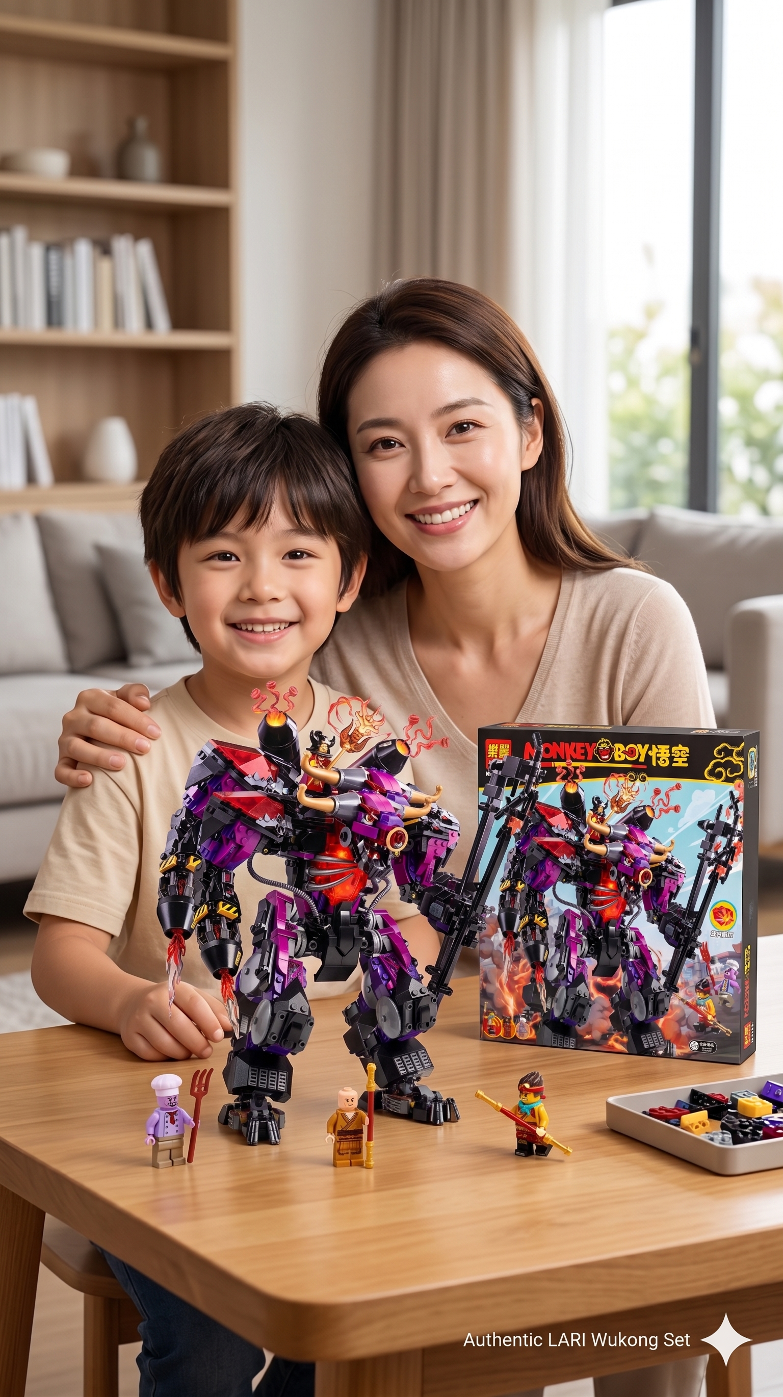 Monkey Boy Building Blocks