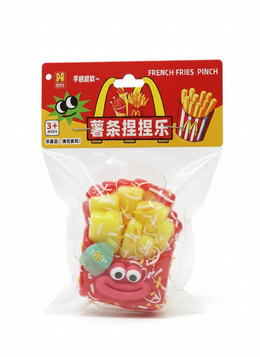 French Fries Pinch Toy