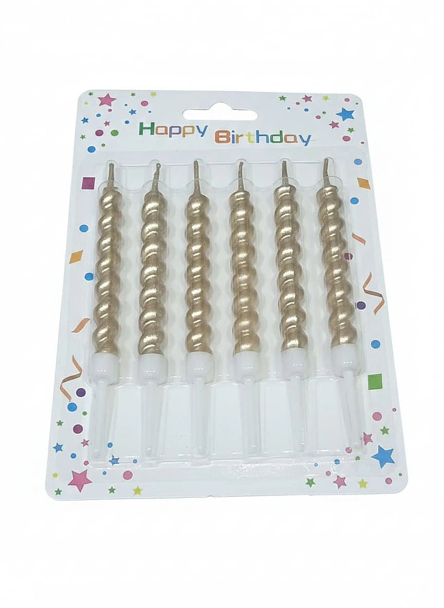 Spiral Birthday Candles