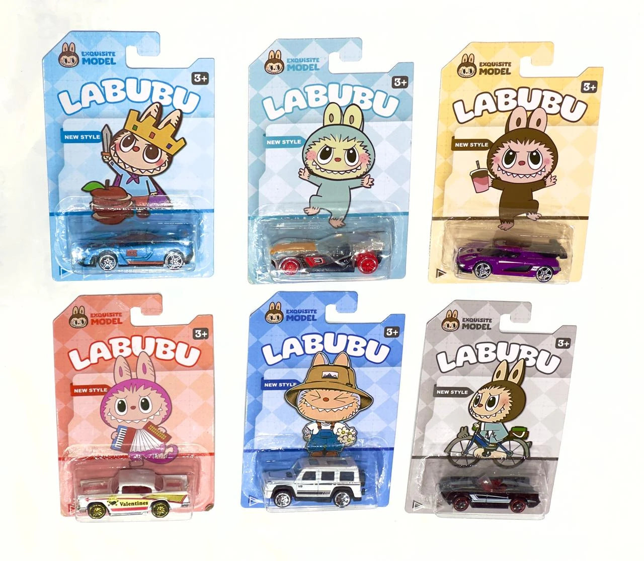 LABUBU Exquisite Model Cars