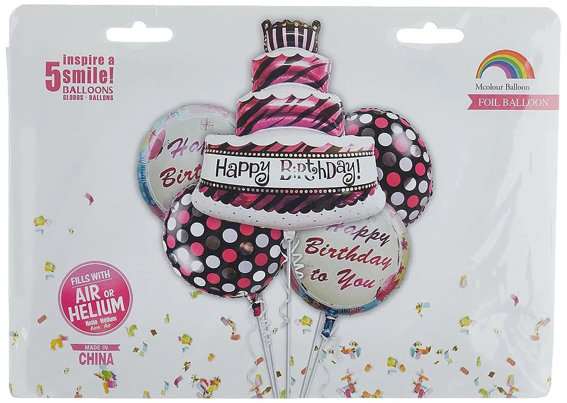 Happy Birthday Foil Balloons