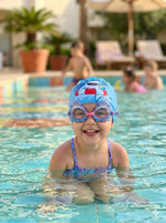 Kids' Fun Character Swimming Set: Cap & Goggles