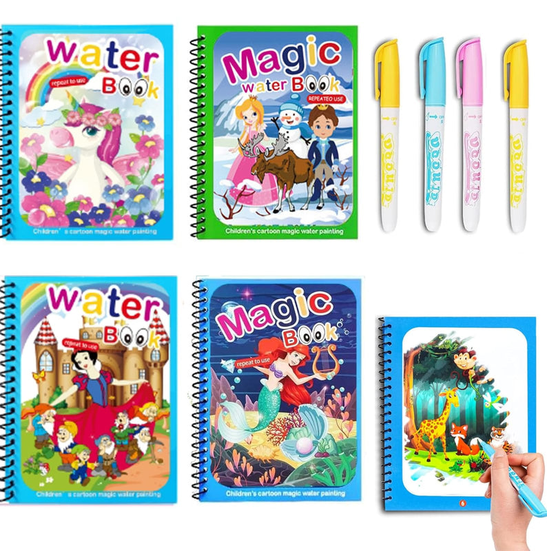 Magic Water Painting Book