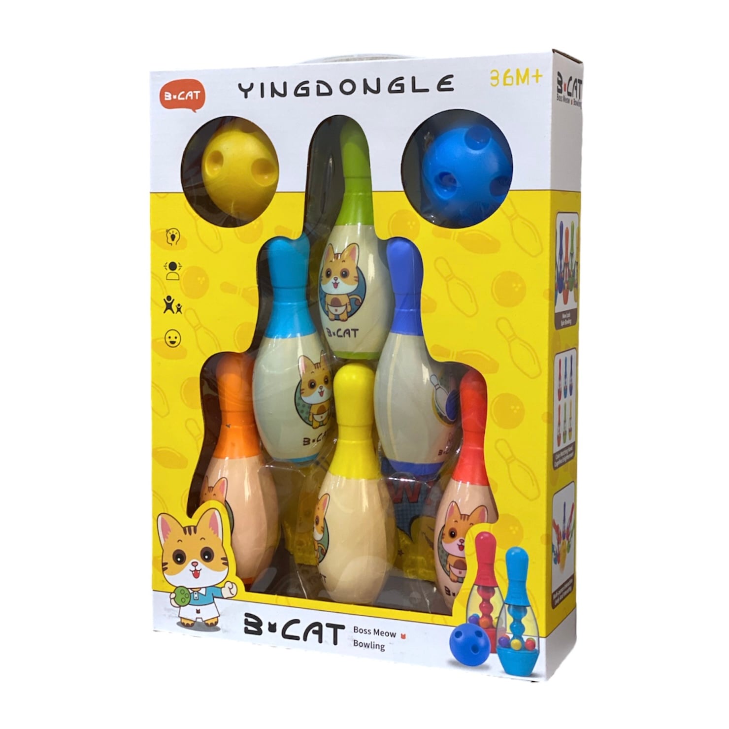 B-Cat Bowling Set