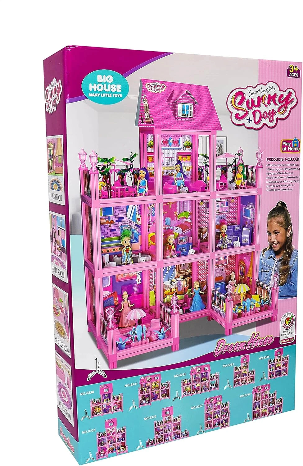 Sunny Day Sparkle Girls Dollhouse