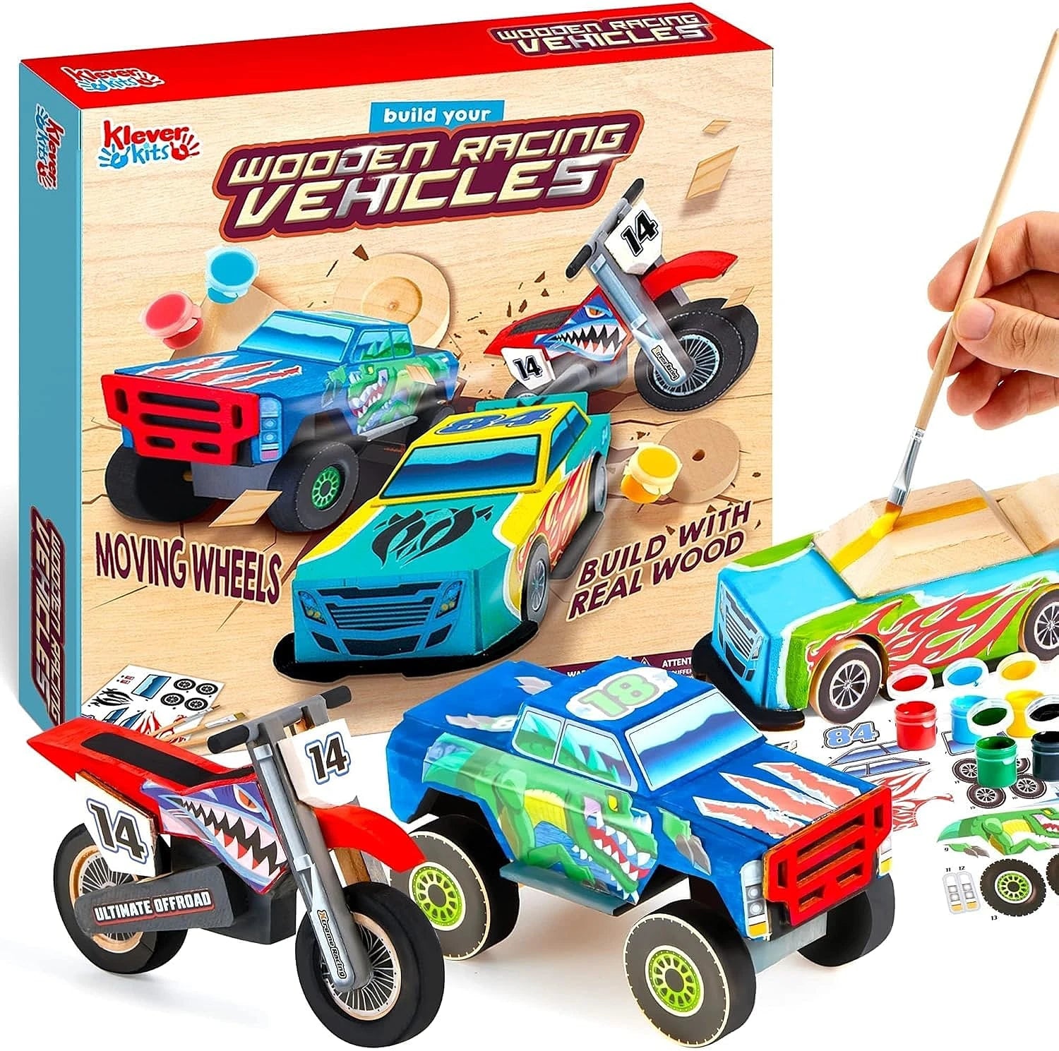 Klever Wooden Racing Vehicles