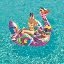 Bestway 41117 Colorful Ostrich-Shaped Inflatable Ride-On Float