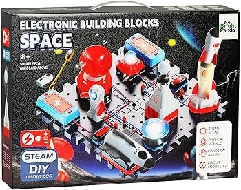 Bright Panda Space Blocks