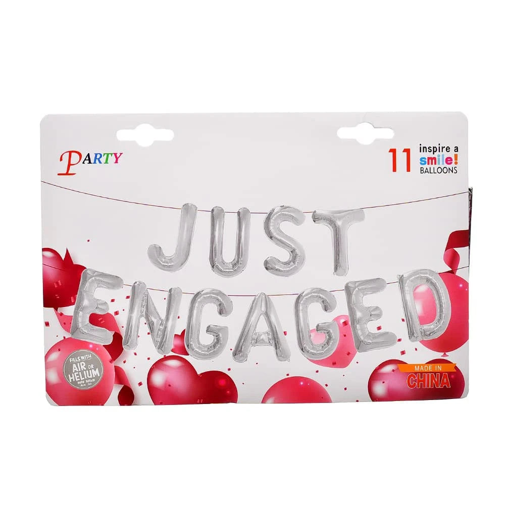 Just Engaged Balloons