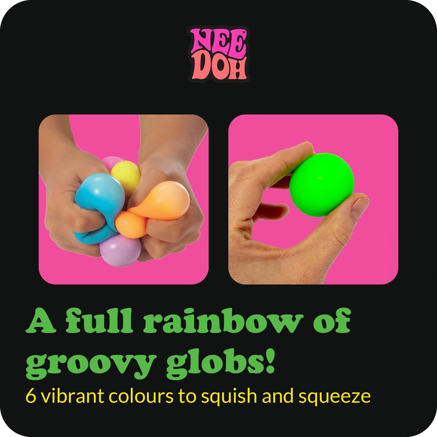 Nee Doh Rainboh Squishy Balls