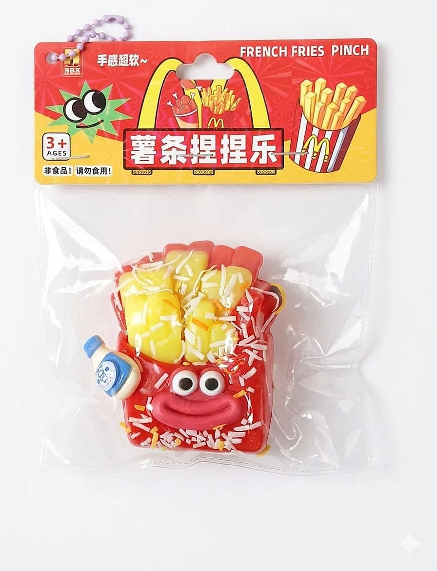 French Fries Pinch Toy