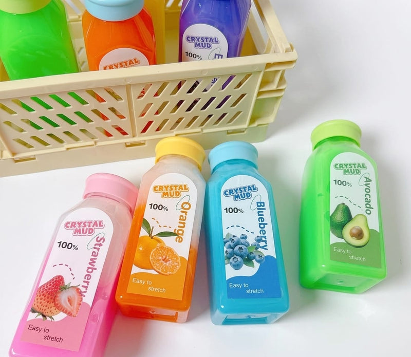 Crystal Mud Stretchable Slime