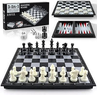 3-In-1 Magnetic Game Set