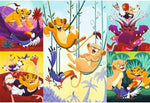 Trefl 16478 The Lion King, Bold Lion King 100 Elements Colourful Puzzle with Heroes of the TV Series, Creative Entertainment, for Children