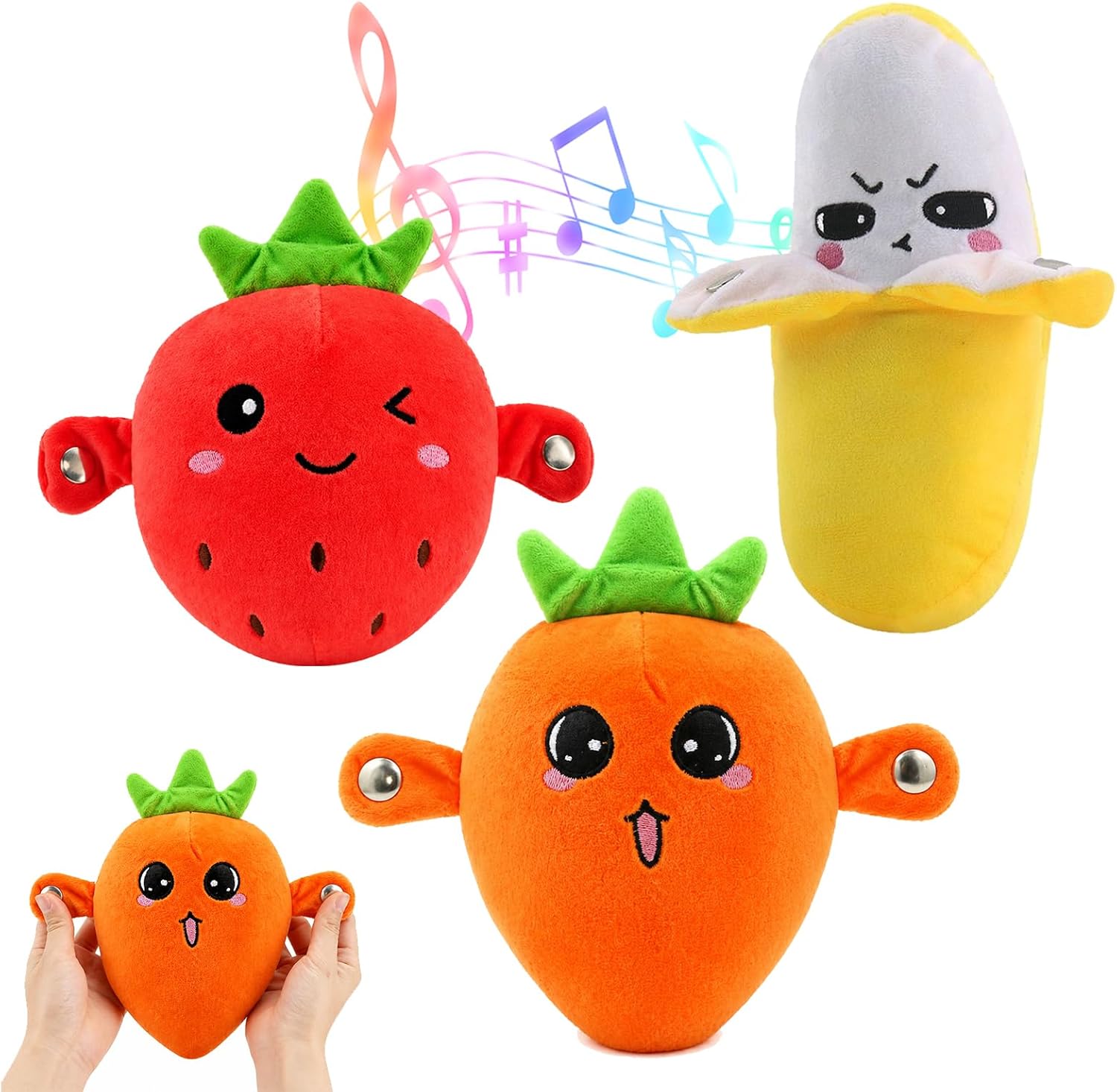 Musical Fruit Plush Toys