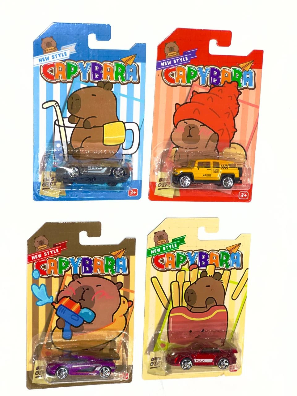 Capybara Toy Cars