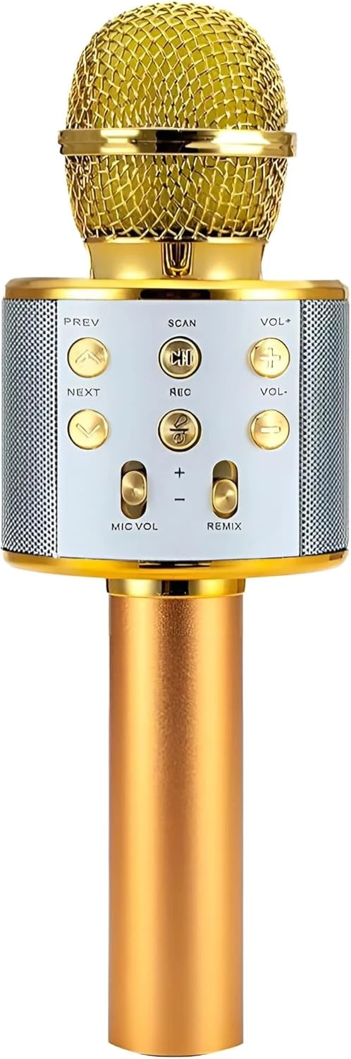 Golden Karaoke Microphone