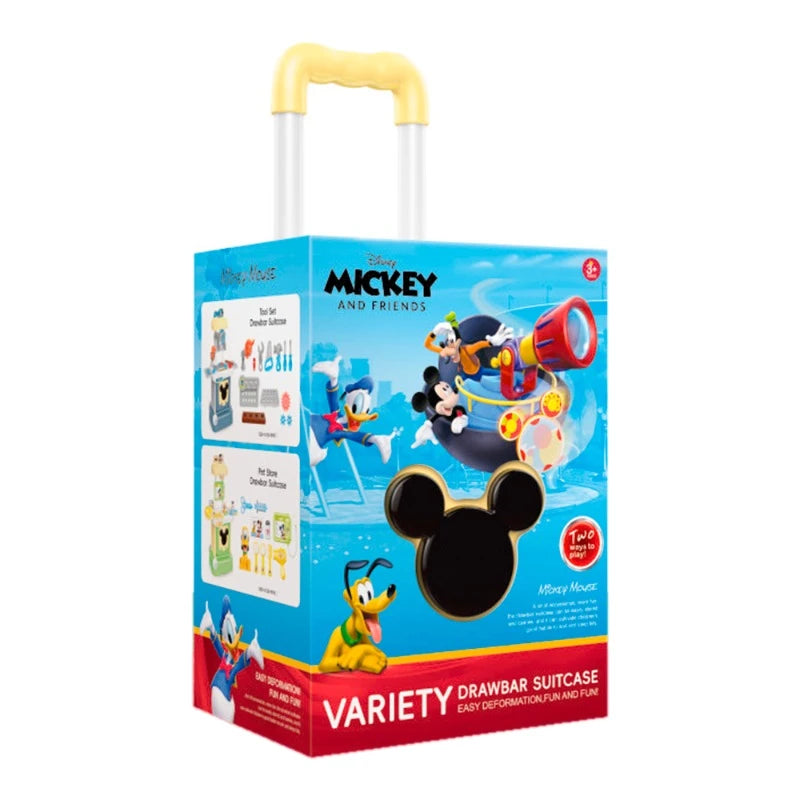 Mickey Mouse Drawbar Suitcase
