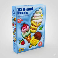3D Visual Ice Cream Puzzle