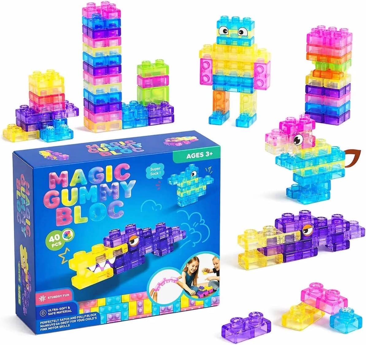Magic Gummy Bloc 40 PCS
