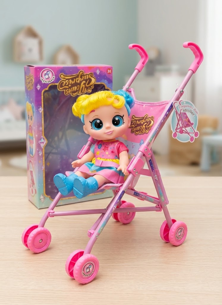 Exquisite Stroller Doll