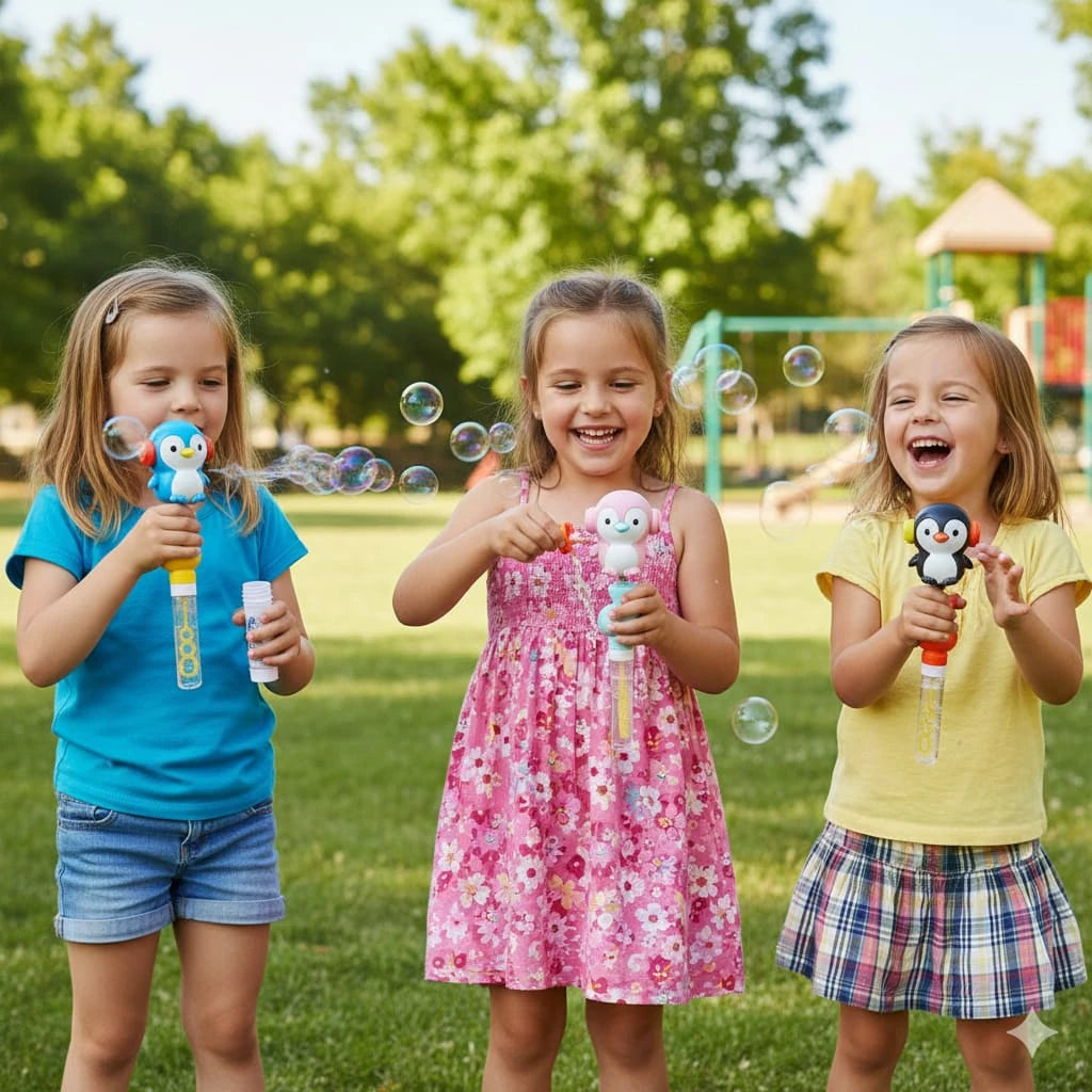 Penguin Bubble Blower