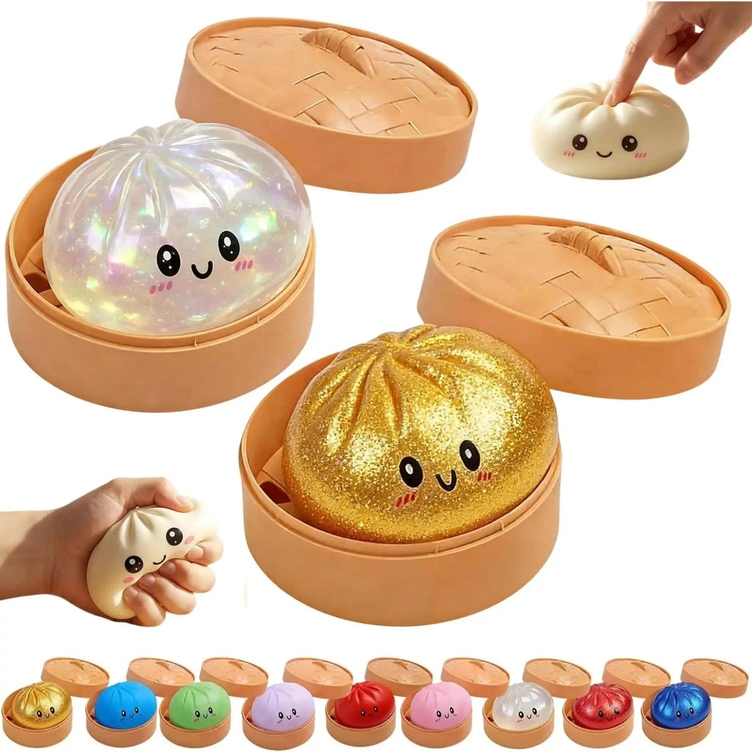Cute Glittery Squishy Toy