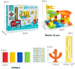 DIY Puzzle Train Set