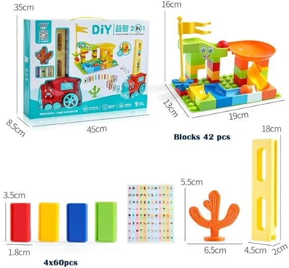 DIY Puzzle Train Set