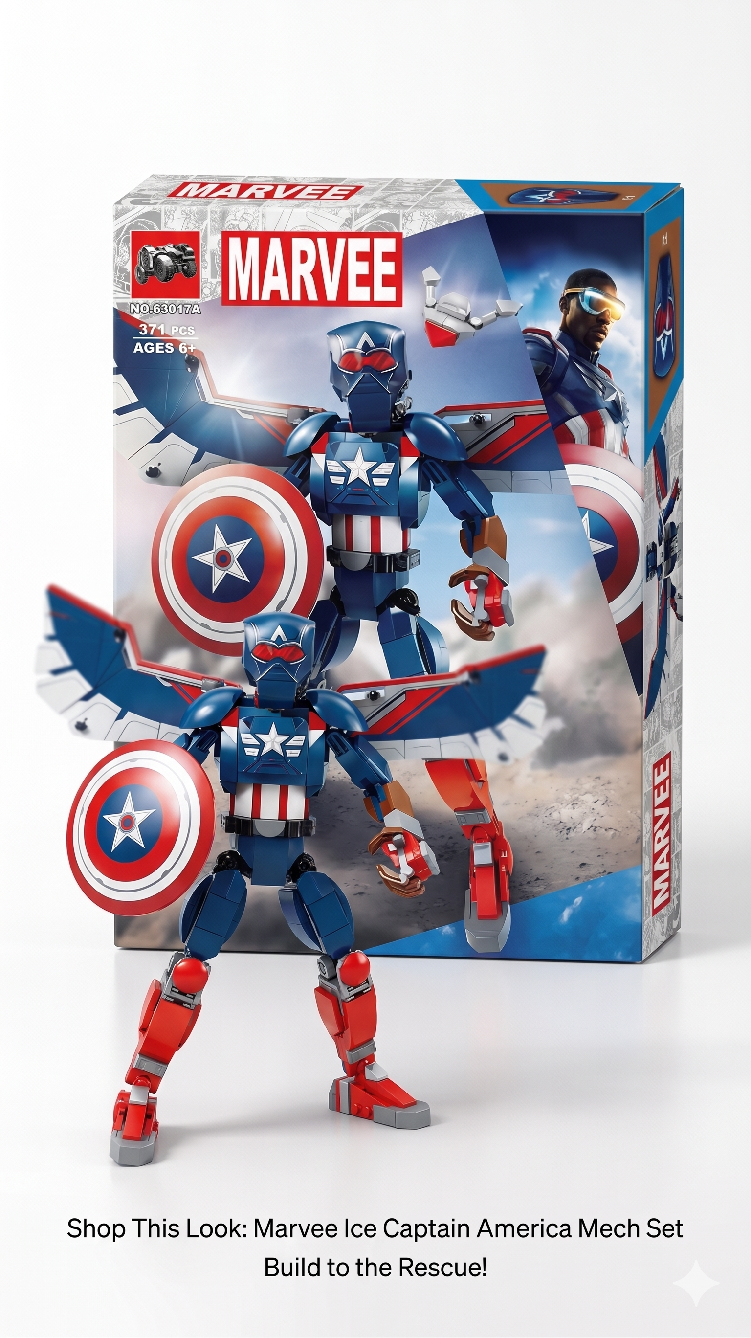 Captain America Mech Set