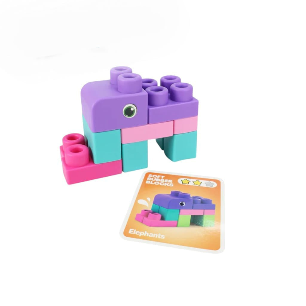 Soft Rubber Building Blocks