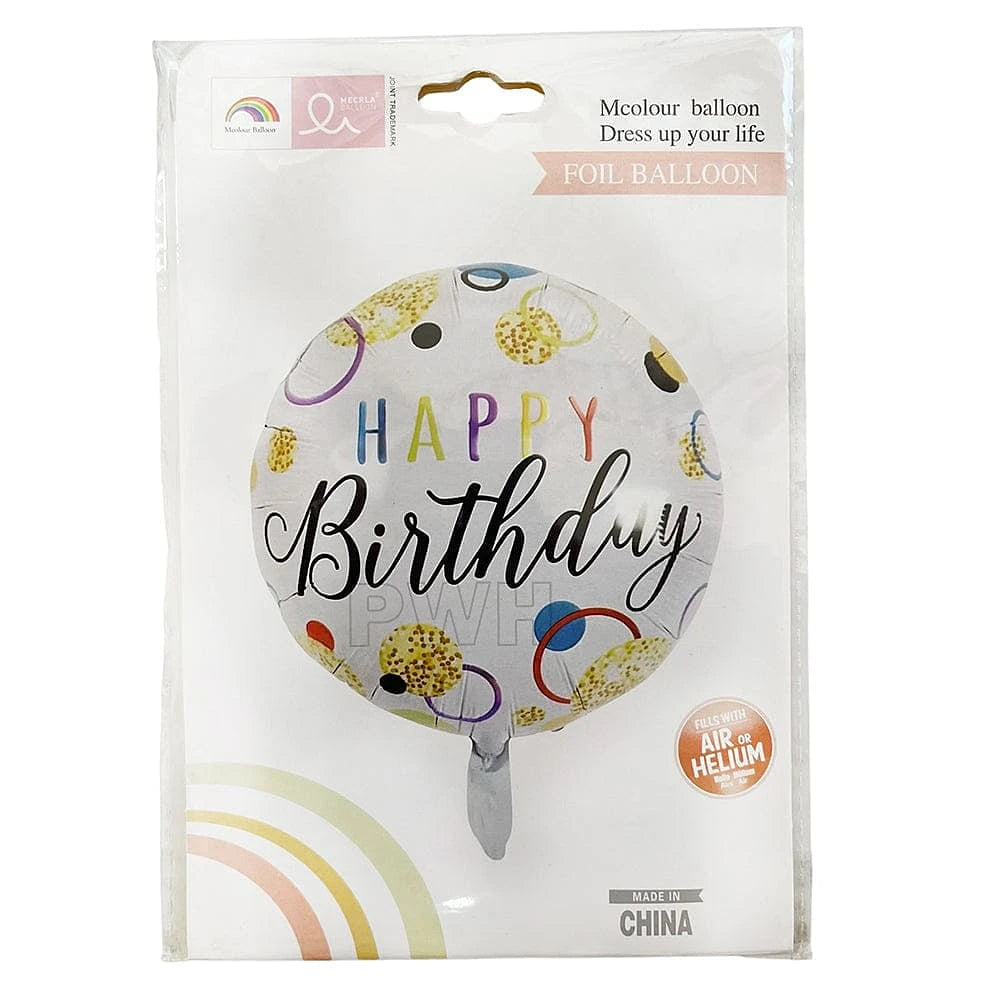 Happy Birthday Foil Balloon