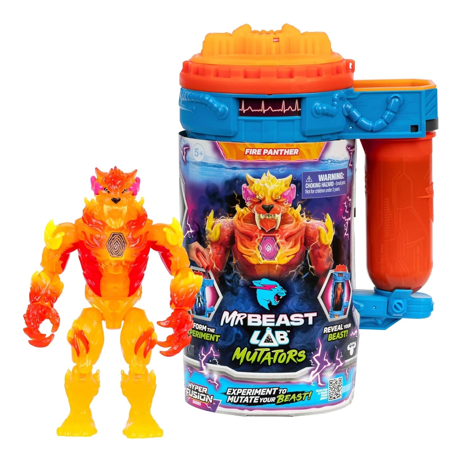 Fire Panther MrBeast Lab Action Figure