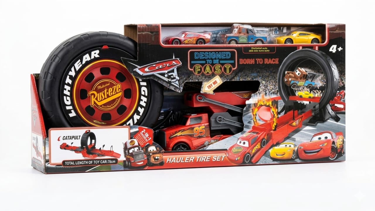 Lightning McQueen Hauler Tire Set