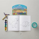 Dinosaur Watercolour Book with Brush