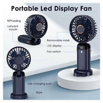 Portable LED Digital Display Fan