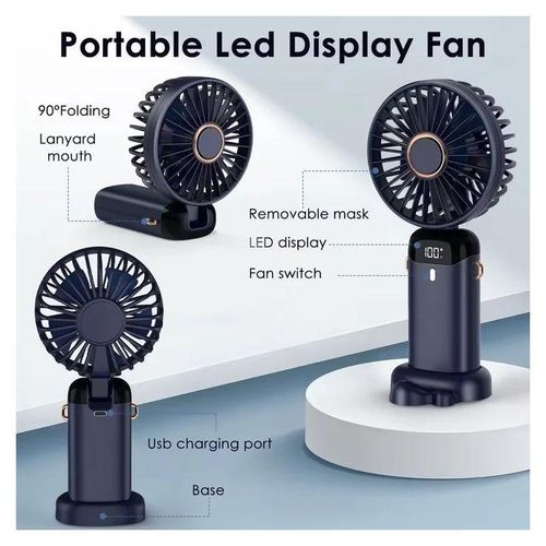 Portable LED Digital Display Fan