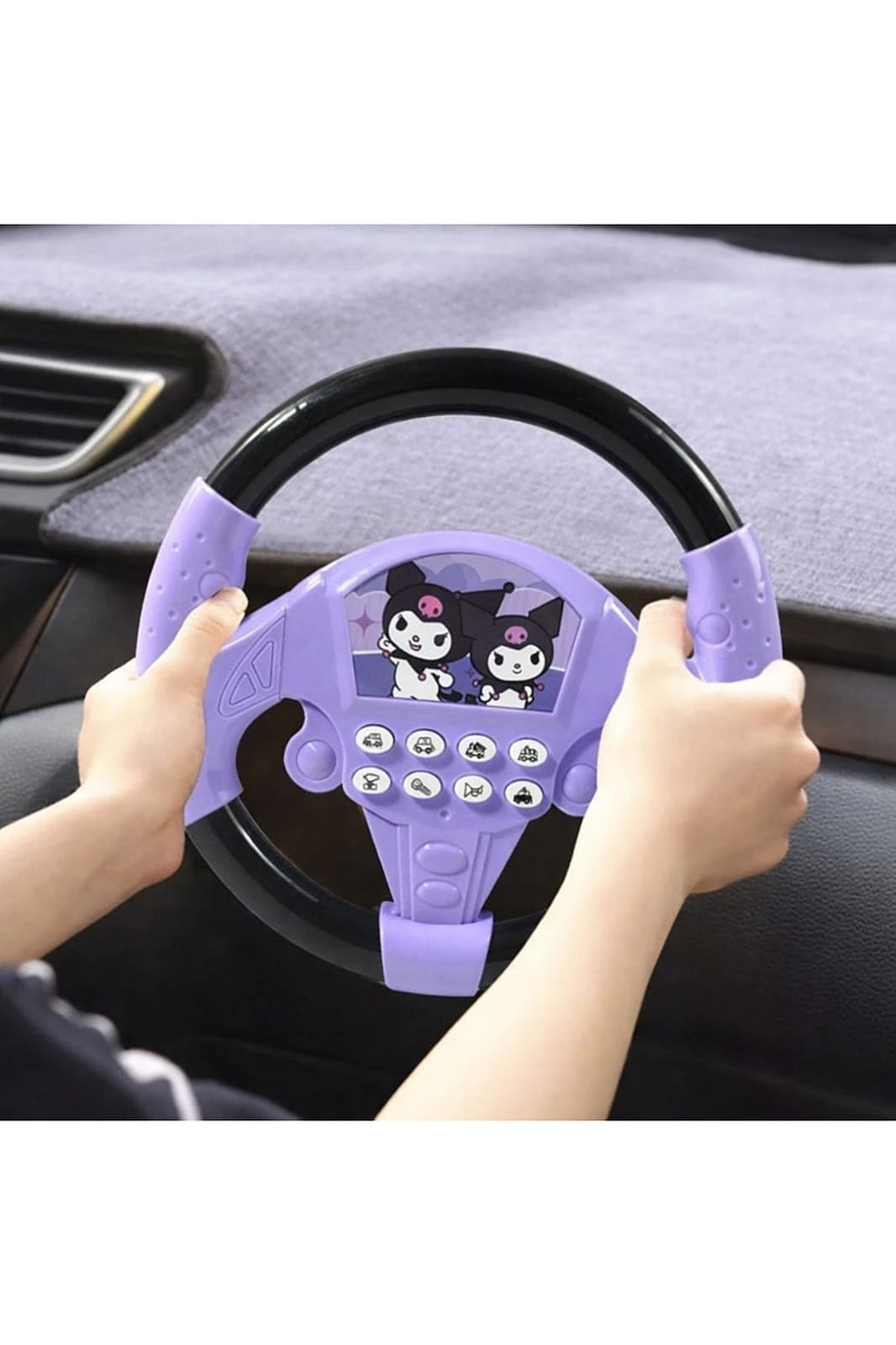 Purple Driving Wheel Toy
