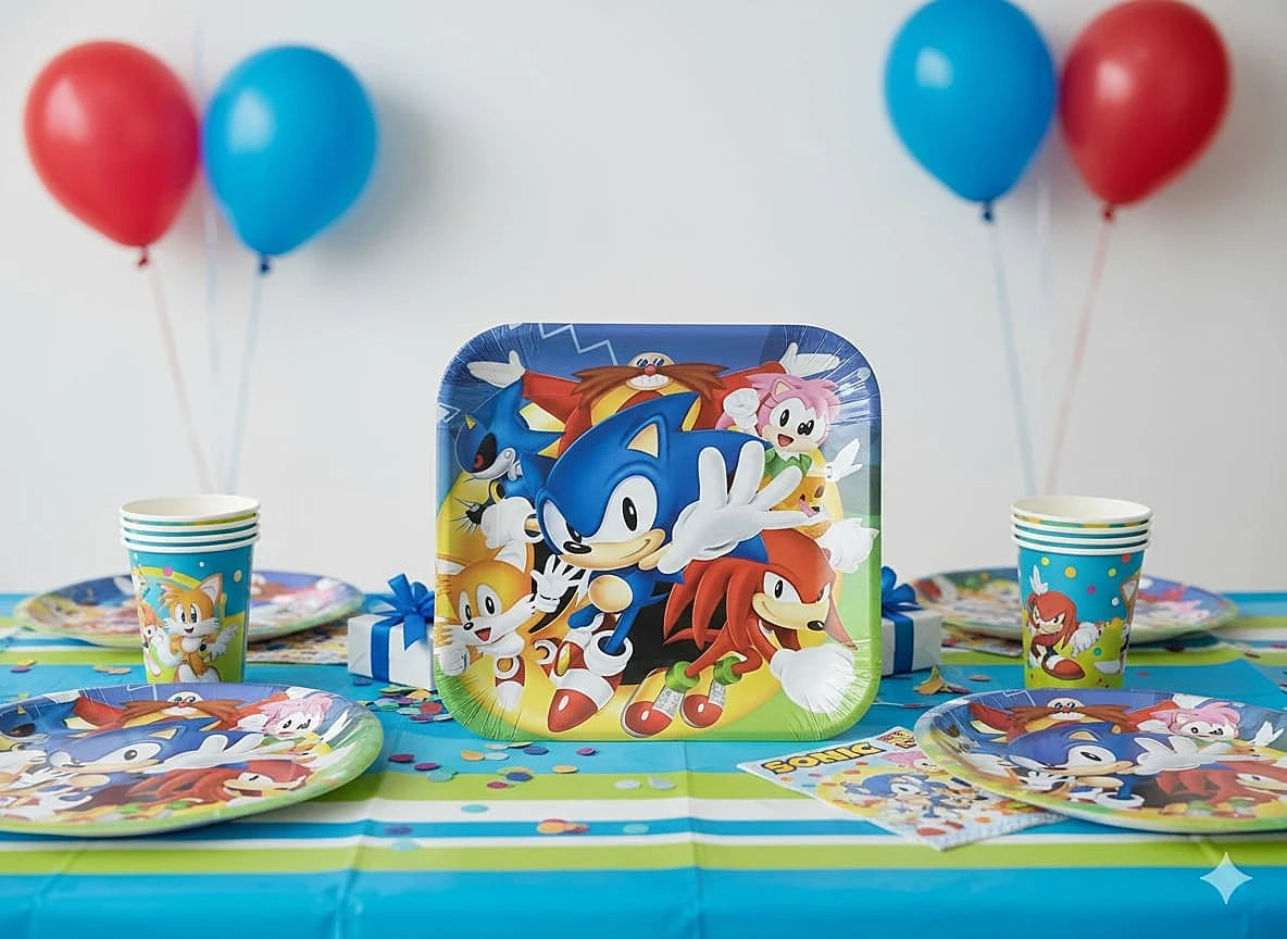 Sonic Party Plates