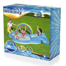 Bestway 53092 Inflatable Play Center with Inflatable Rainbow