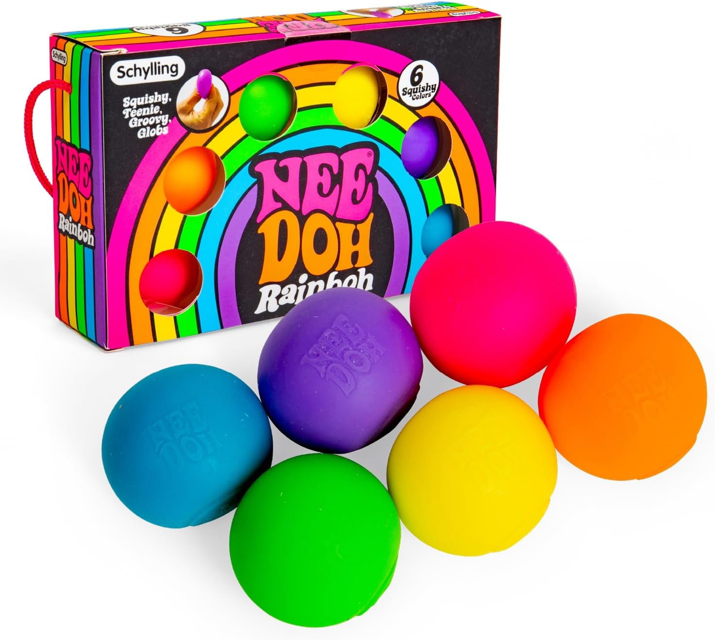 Nee Doh Rainboh Squishy Balls
