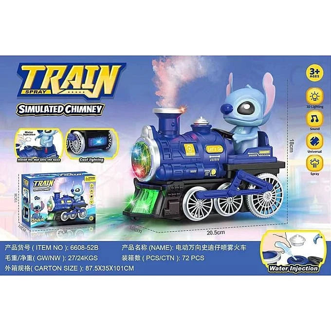Stitch Spray Train Toy